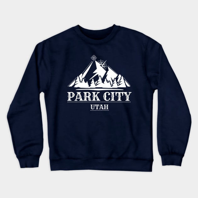 Park City Utah Crewneck Sweatshirt by Souls.Print